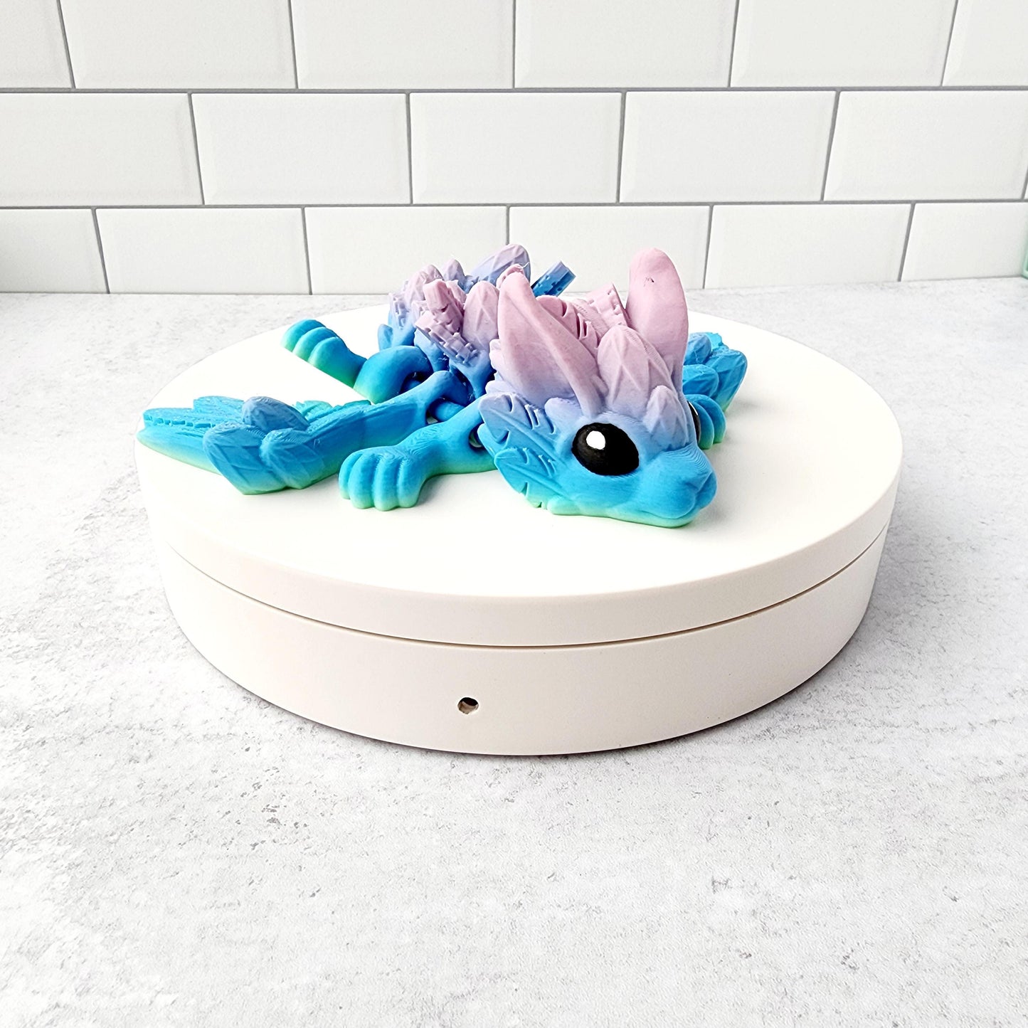 3D printed dragon / Bunny dragon / Baby Dragon / 3D printed fidget/ gifts for kids / articulated dragon