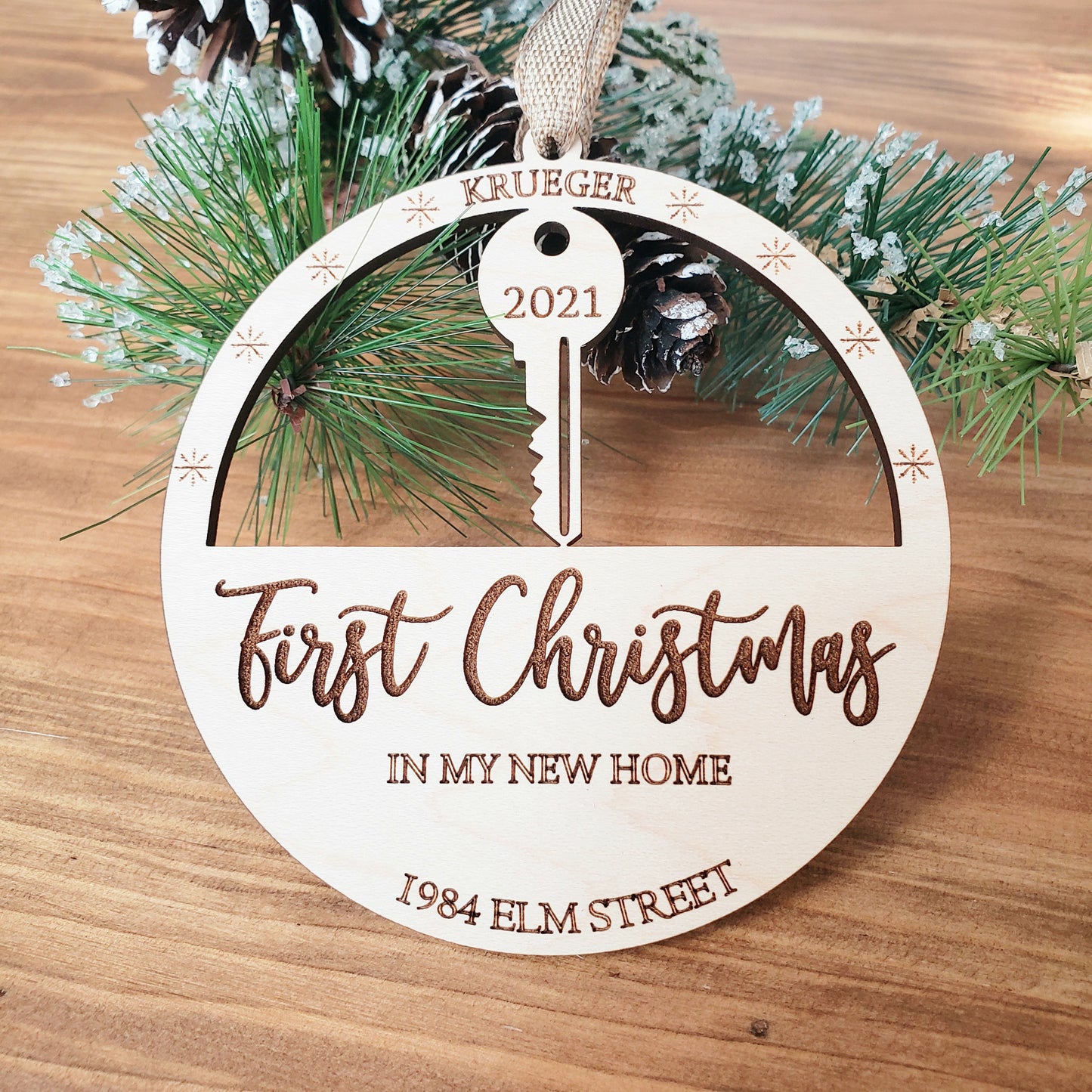 First Christmas in our/my new home 2024 ornament