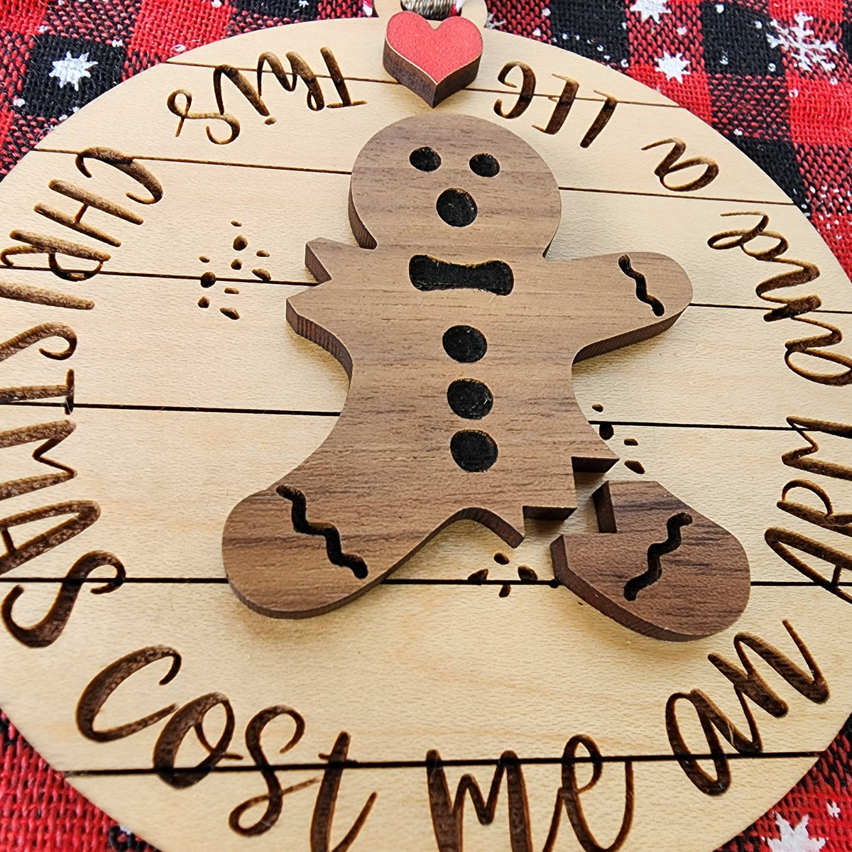 Oh Snap! Funny Gingerbread Man Christmas Ornament