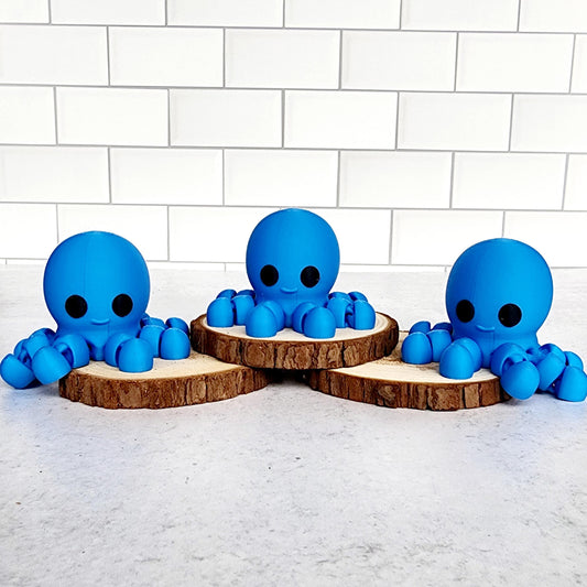 3D Printed Octopus Animal Fidget toy 3D Printed Toys Pocket sized creatures Pick you Animal, Insect, Dino etc..