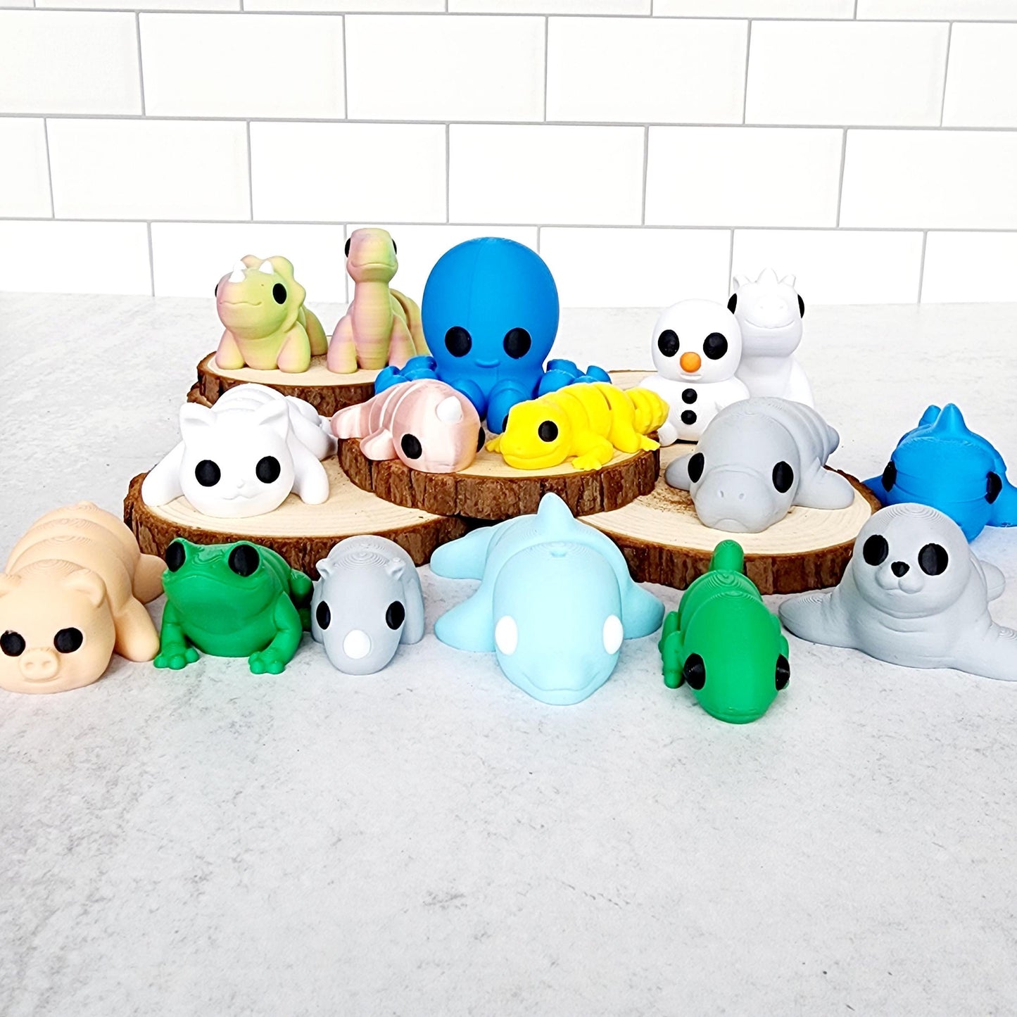 Pick your 3D Printed Animal Fidget toy 3D Printed Toys Pocket sized creatures Pick you Animal, Insect, Dino etc..