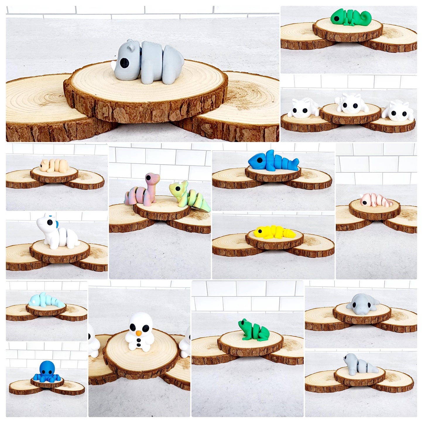 Pick your 3D Printed Animal Fidget toy 3D Printed Toys Pocket sized creatures Pick you Animal, Insect, Dino etc..
