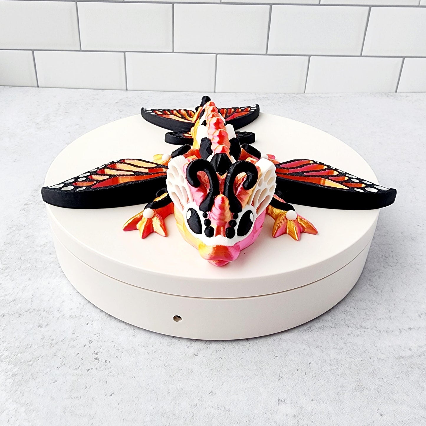 3D printed articulated Butterfly dragon / 3D printed dragon / 3D printed fidget/ gifts for kids / Desk Toy / articulated dragon