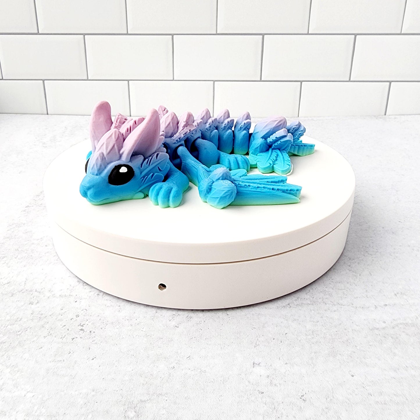 3D printed dragon / Bunny dragon / Baby Dragon / 3D printed fidget/ gifts for kids / articulated dragon