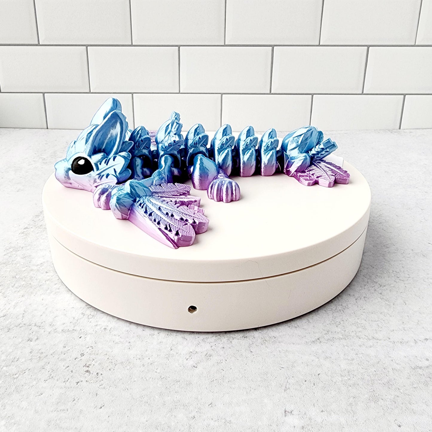 3D printed articulated Baby Bunny dragon / 3D printed dragon / 3D printed fidget/ gifts for kids / Desk Toy / articulated dragon