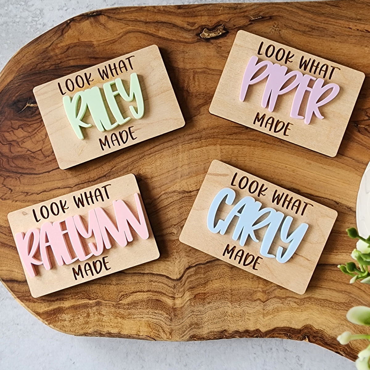 Personalized Kids Artwork Display Magnet | Look What I Made