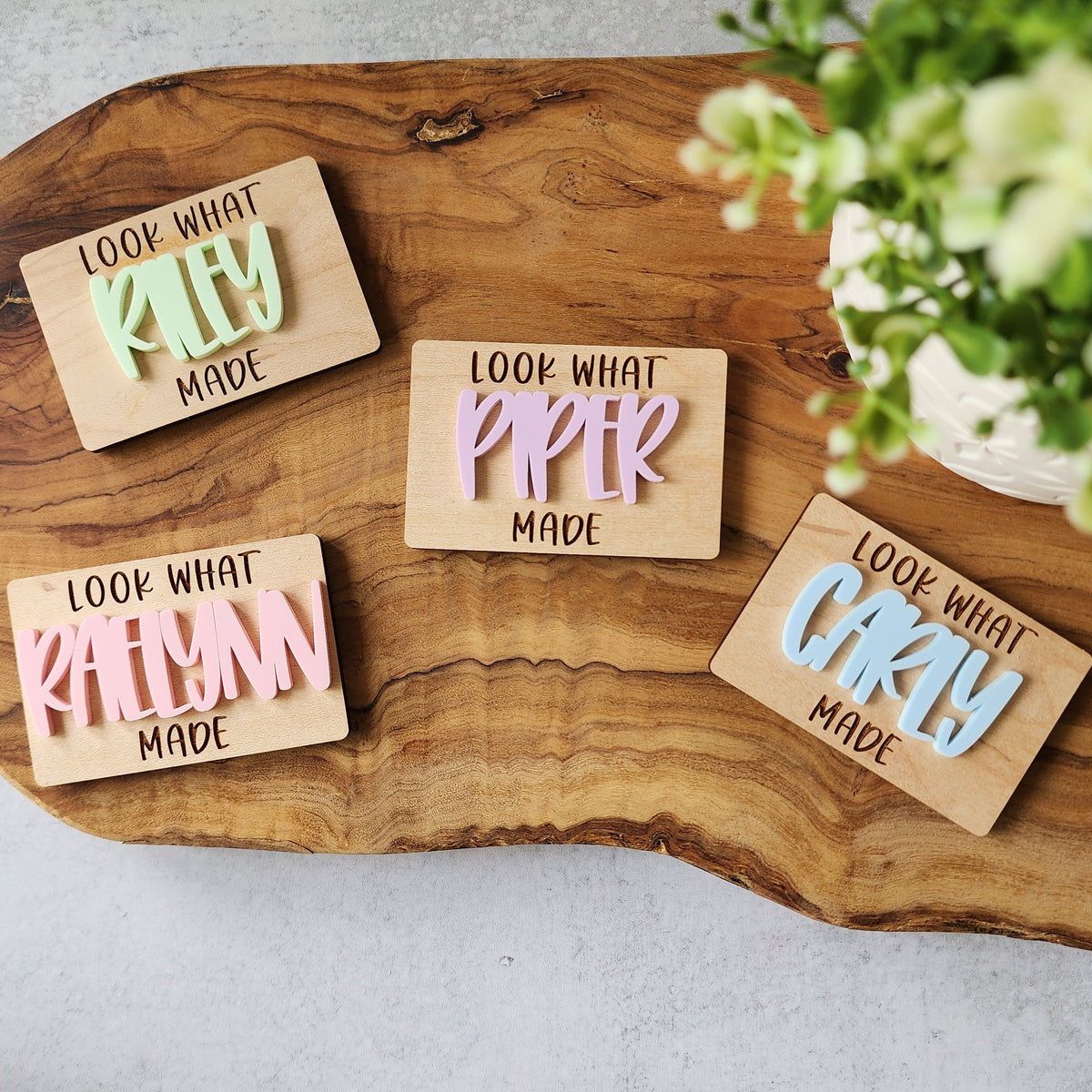 Personalized Kids Artwork Display Magnet | Look What I Made