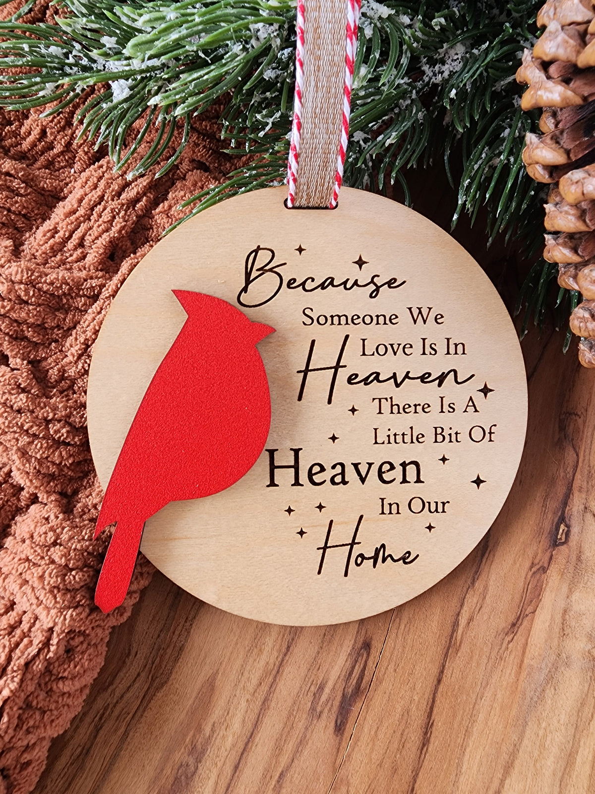 Cardinal Memorial Christmas Ornament – Heaven in Our Home