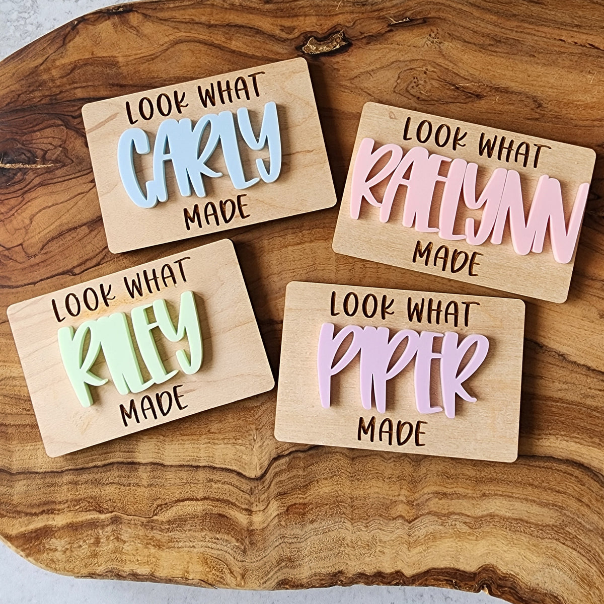 Personalized Kids Artwork Display Magnet | Look What I Made